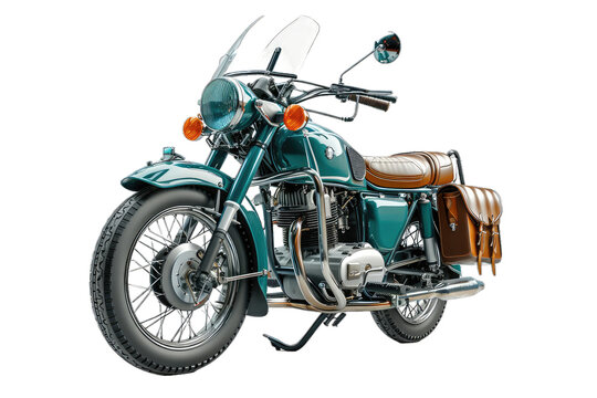 vintage-style motorcycle