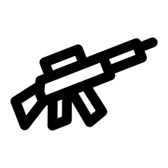 rifle gun war icon