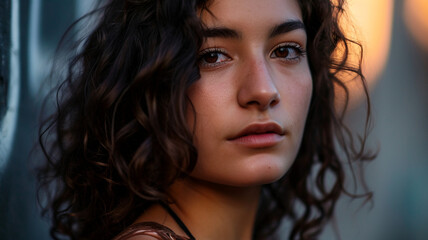 Naklejka premium beautiful woman, pc wallpaper