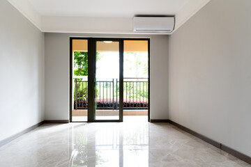 Empty living room in the house