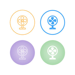 Electric Fan Vector Icon