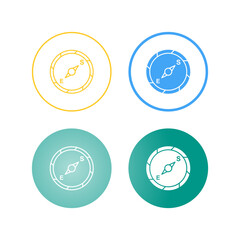 Fototapeta premium Compass Vector Icon