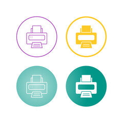 Printer Vector Icon