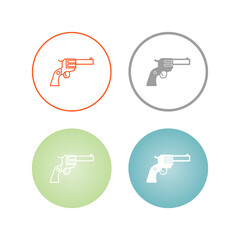 Revolver Vector Icon