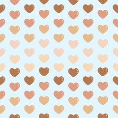 seamless pattern with hearts, Valentine day