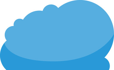 Blue Cloud Illustration
