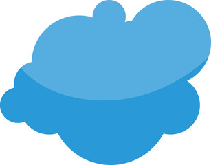 Blue Cloud Illustration
