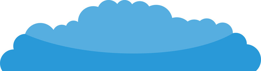 Blue Cloud Illustration
