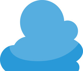 Blue Cloud Illustration
