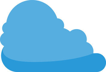 Blue Cloud Illustration
