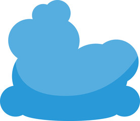 Blue Cloud Illustration
