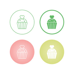 Cupcake Vector Icon