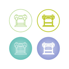 Hurdles Race Vector Icon