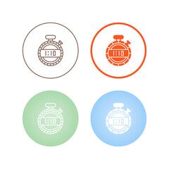 Stopwatch Vector Icon