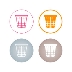 Trash Bin Vector Icon