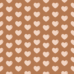 seamless pattern with hearts, valentine Day