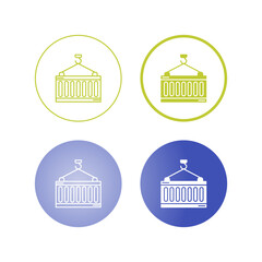 Fototapeta premium Container Vector Icon