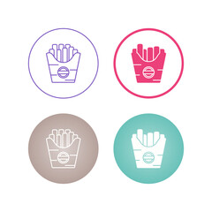 French Fries Vector Icon