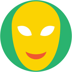 Theater Mask Vector Icon