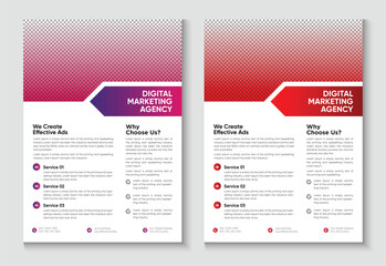 Corporate business multipurpose flyer design template