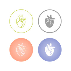 Medical Heart Vector Icon