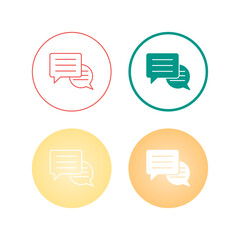 Conversation Vector Icon