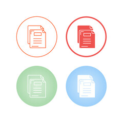 Document Vector Icon