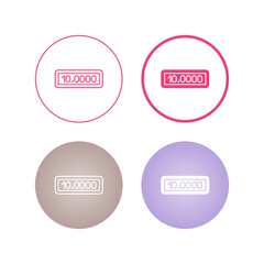 Lottery Vector Icon