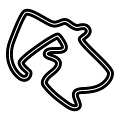 MotoGP Race Track Illustration