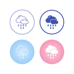 Rain Vector Icon