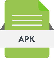 Fototapeta premium APK File icon with Purple Color