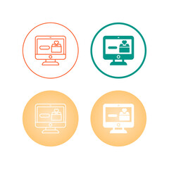 Online Donation Vector Icon