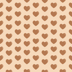seamless pattern with hearts, valentine day