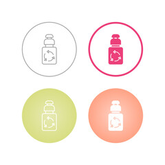 Eco Bottle Vector Icon