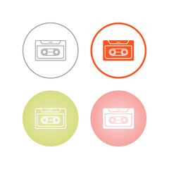 Cassette Vector Icon