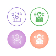 Fototapeta premium Hearing Vector Icon