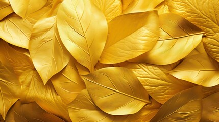 yellow autumn leaves background