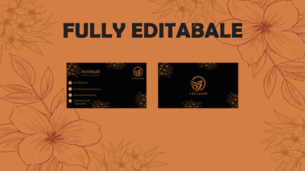 BUSINESS CARD FLORAL