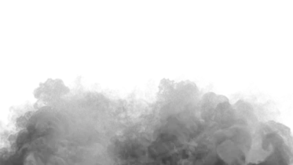 Poster Realistic dry ice smoke clouds fog overlay perfect for compositing into your shots. Simply drop it in and change its blending mode to screen or add. 3d Illustration. © apisit