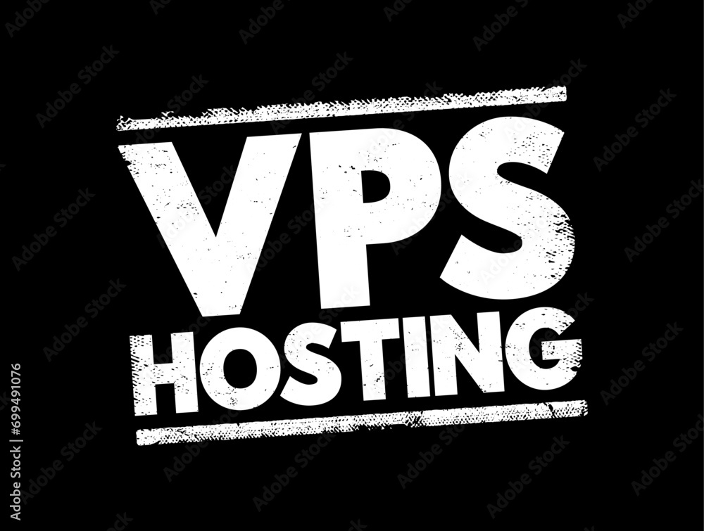 Poster vps hosting - service that uses virtualization technology to provide you with dedicated resources on