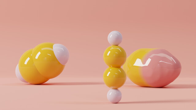 Acetylene molecule, illustration