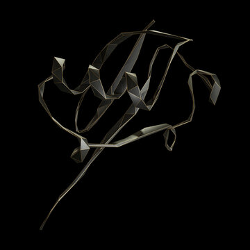 Ubiquitin protein structure, illustration