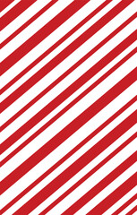 Vector illustration editable red white stripe gift pack or wall pattern template 