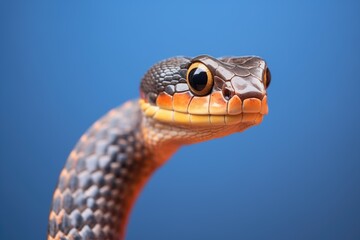 Obraz premium black mamba against a contrasting background