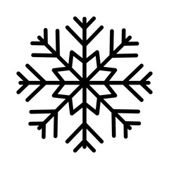 Snow icon on transparent background