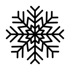 Snow icon on transparent background