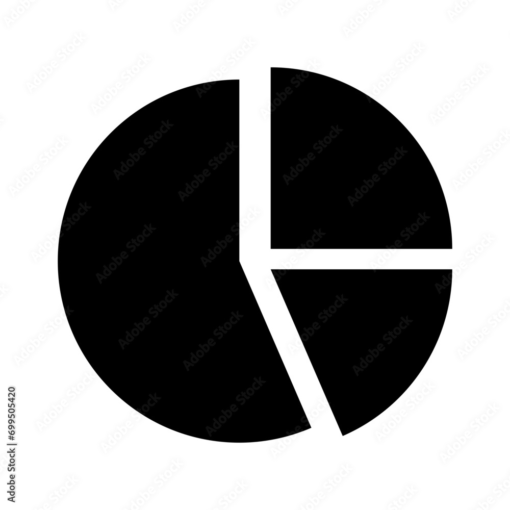 Poster graph chart bussines icon with transparent background