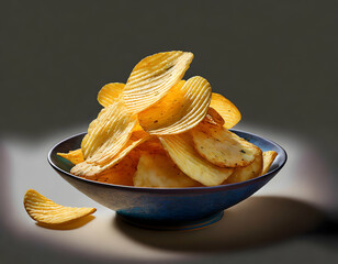 chips on a table