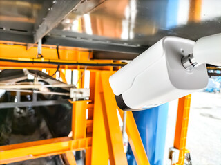 Installation of CCTV cameras within industrial factories To observe the operation of the machinery.