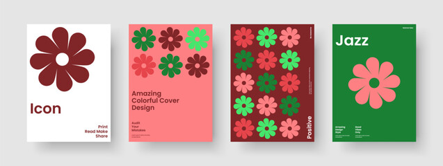 Fototapeta premium Geometric Business Presentation Template. Isolated Report Layout. Abstract Banner Design. Book Cover. Brochure. Flyer. Poster. Background. Pamphlet. Leaflet. Portfolio. Brand Identity. Catalog